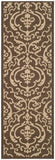 safavieh clearance courtyard cy2663 3409 chocolate rug