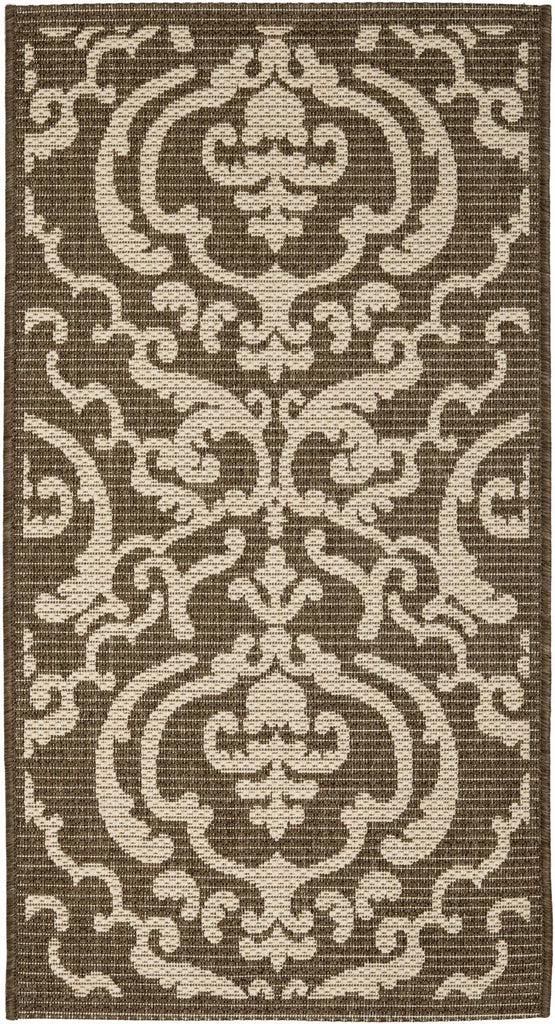 safavieh clearance courtyard cy2663 3409 chocolate rug