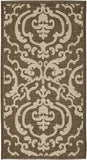 safavieh clearance courtyard cy2663 3409 chocolate rug