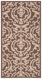 safavieh clearance courtyard cy2663 3409 chocolate rug