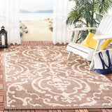 safavieh clearance courtyard cy2663 3409 chocolate rug