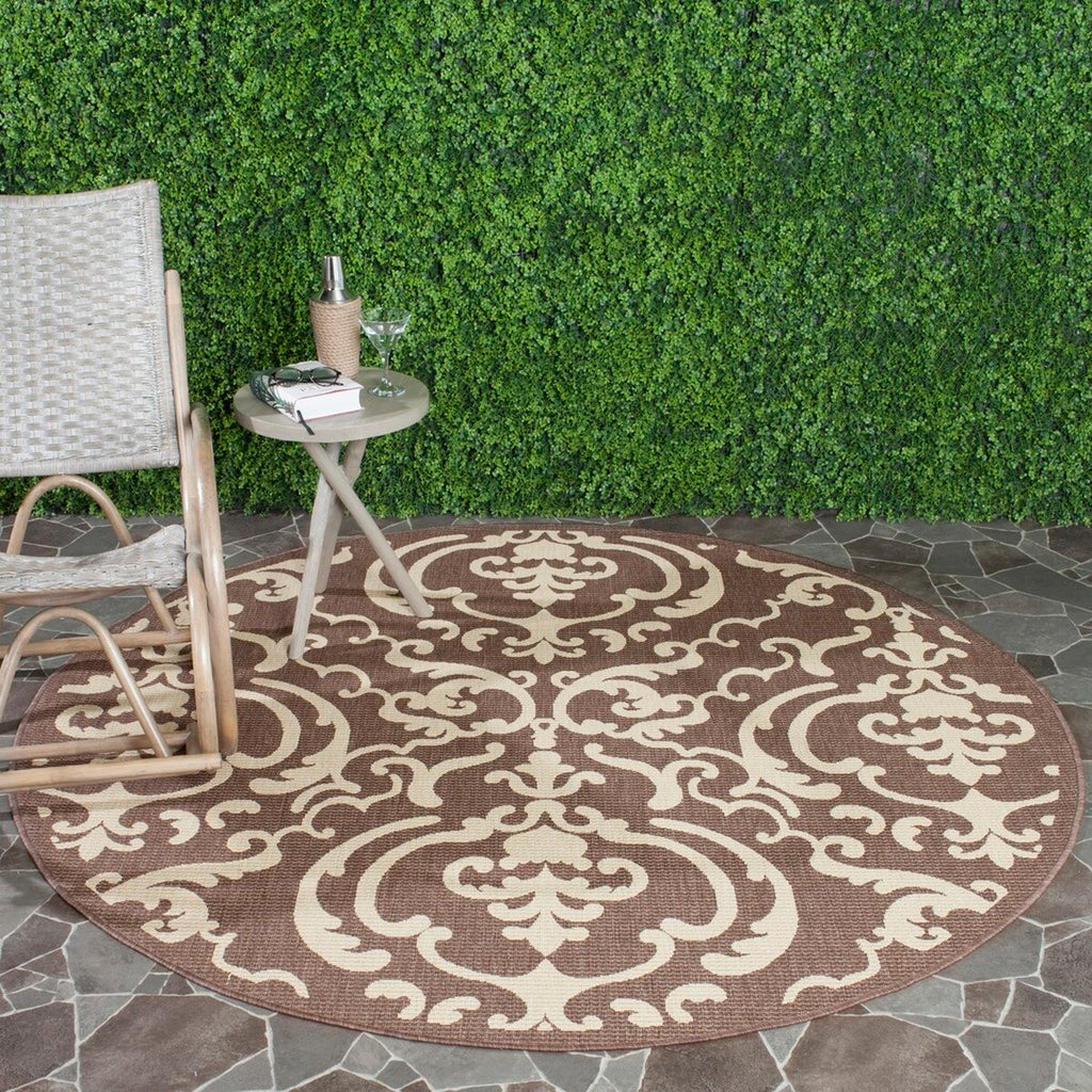 safavieh clearance courtyard cy2663 3409 chocolate rug