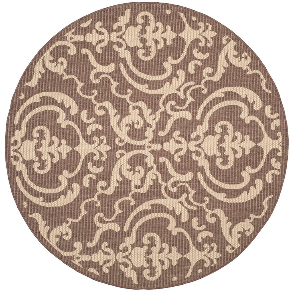 safavieh clearance courtyard cy2663 3409 chocolate rug