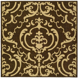 safavieh clearance courtyard cy2663 3409 chocolate rug