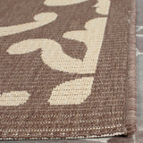 safavieh clearance courtyard cy2663 3409 chocolate rug