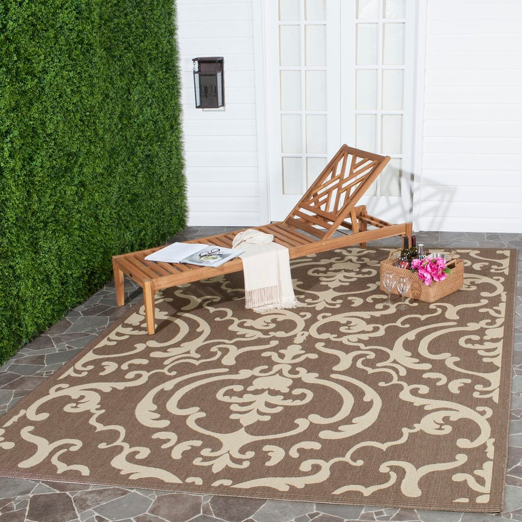 safavieh clearance courtyard cy2663 3409 chocolate rug