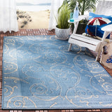 safavieh clearance courtyard cy2665 3103 blue rug