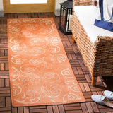 safavieh clearance courtyard cy2665 3202 terracotta rug
