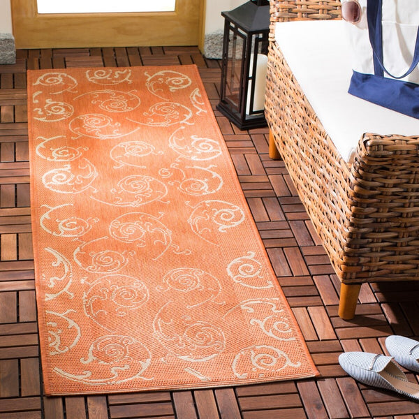 safavieh clearance courtyard cy2665 3202 terracotta rug
