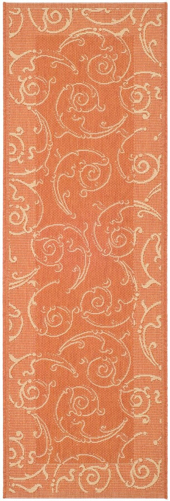 safavieh clearance courtyard cy2665 3202 terracotta rug