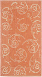 safavieh clearance courtyard cy2665 3202 terracotta rug