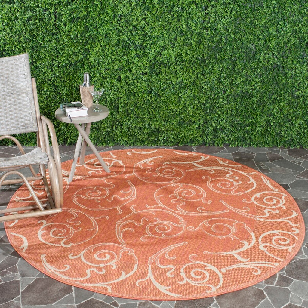 safavieh clearance courtyard cy2665 3202 terracotta rug