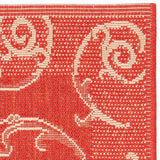 safavieh clearance courtyard cy2665 3707 red rug