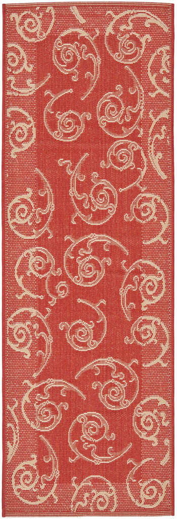 safavieh clearance courtyard cy2665 3707 red rug