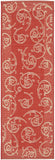 safavieh clearance courtyard cy2665 3707 red rug
