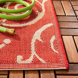 safavieh clearance courtyard cy2665 3707 red rug