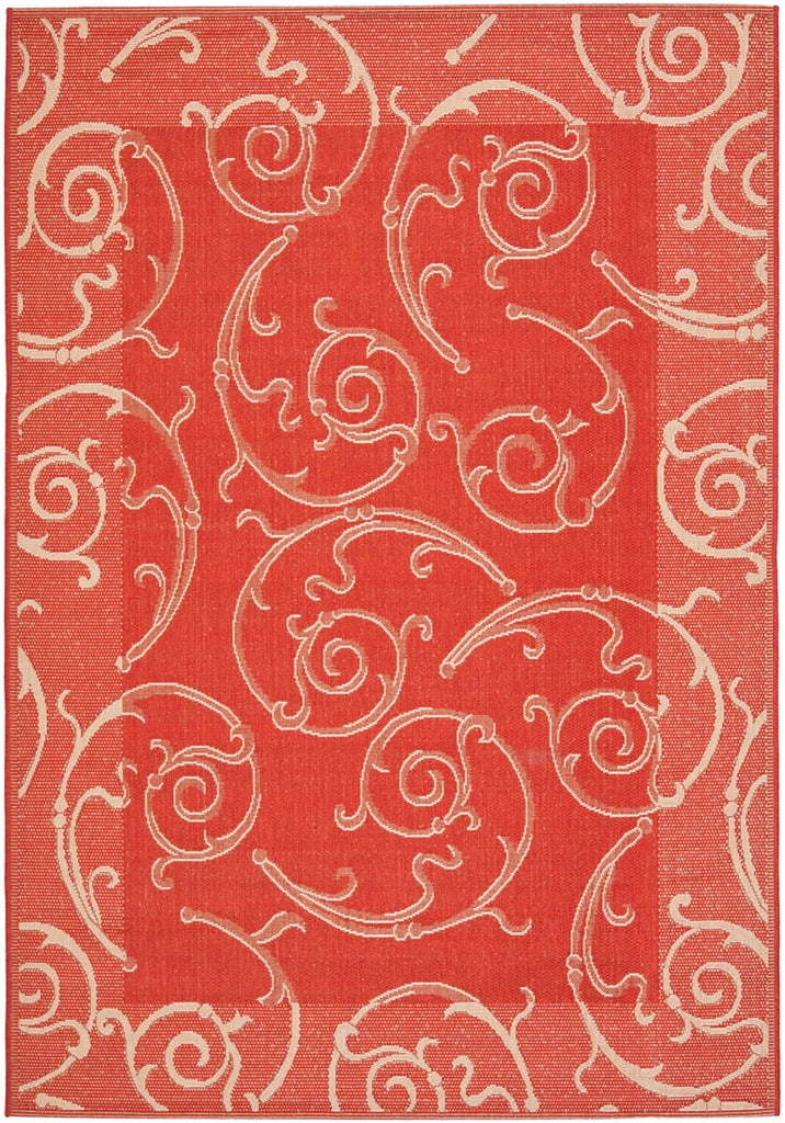 safavieh clearance courtyard cy2665 3707 red rug