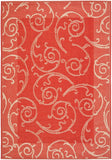 safavieh clearance courtyard cy2665 3707 red rug