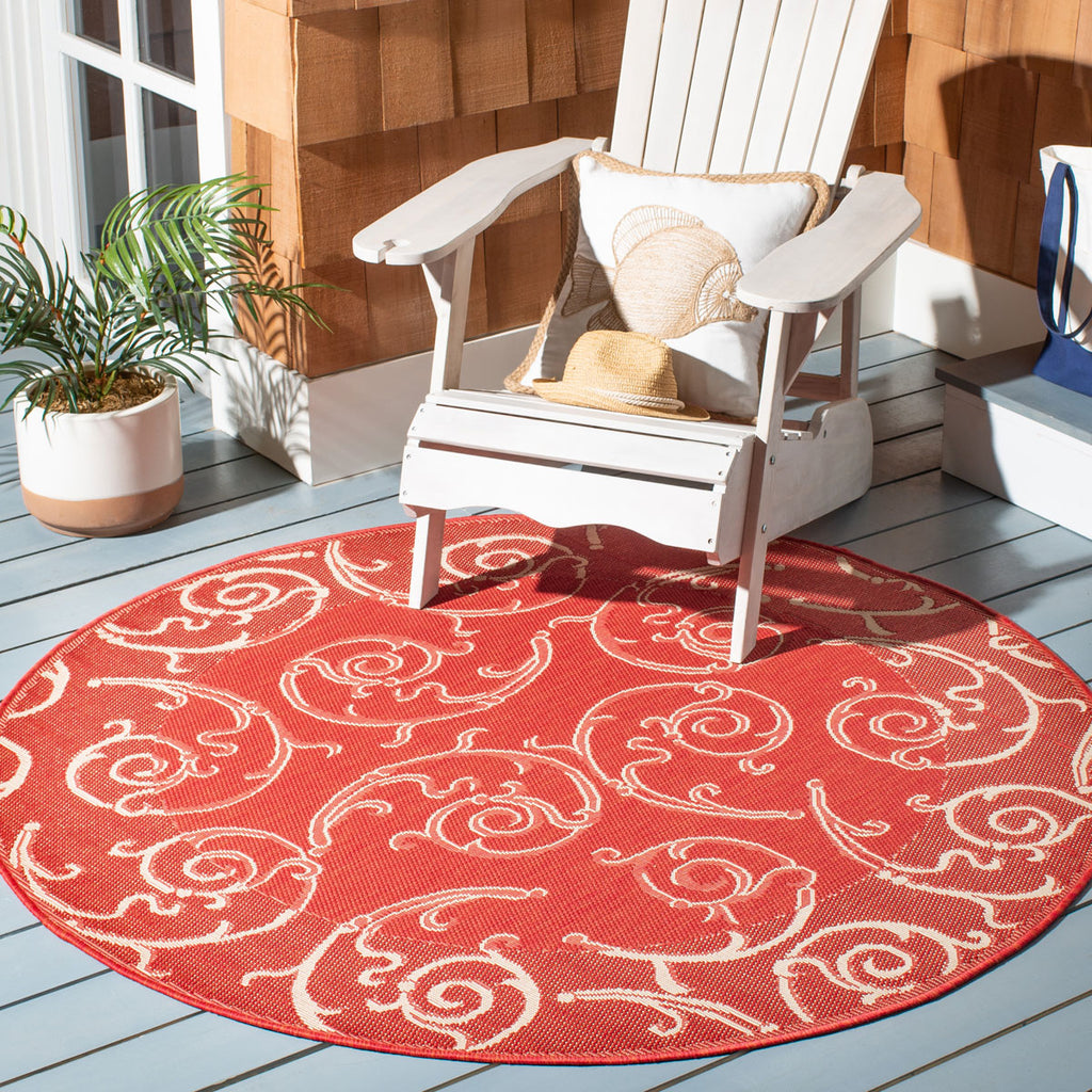safavieh clearance courtyard cy2665 3707 red rug