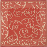 safavieh clearance courtyard cy2665 3707 red rug