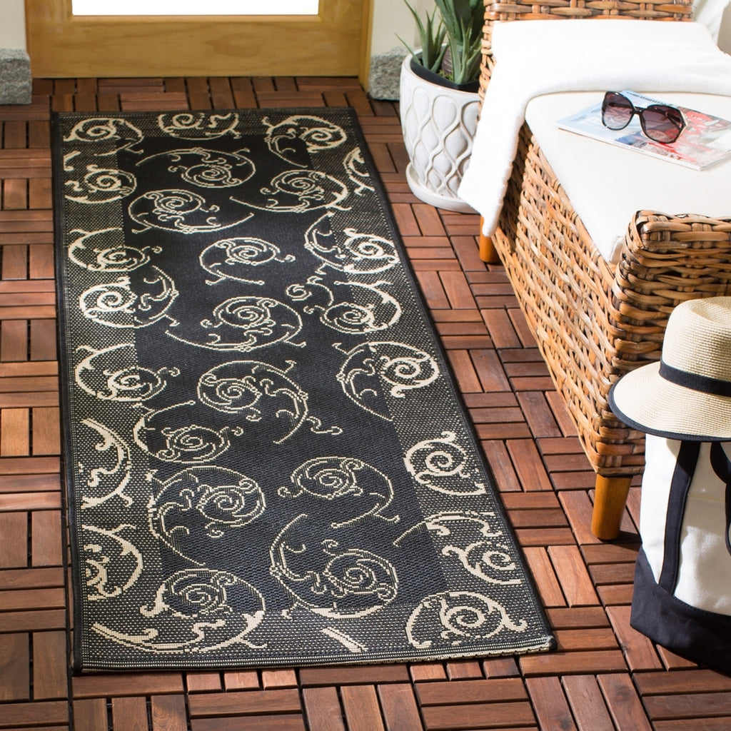 safavieh clearance courtyard cy2665 3908 black rug