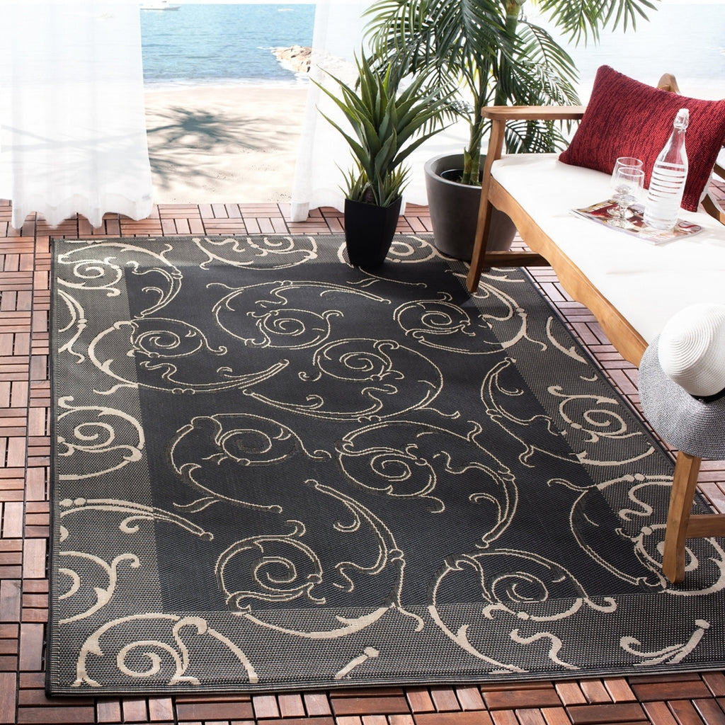 safavieh clearance courtyard cy2665 3908 black rug