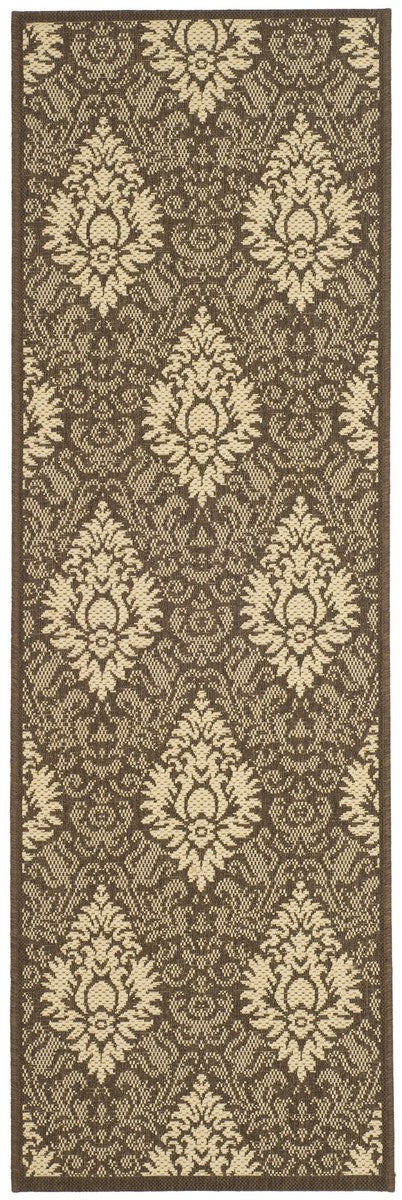 safavieh clearance courtyard cy2714 3409 chocolate rug