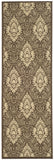 safavieh clearance courtyard cy2714 3409 chocolate rug