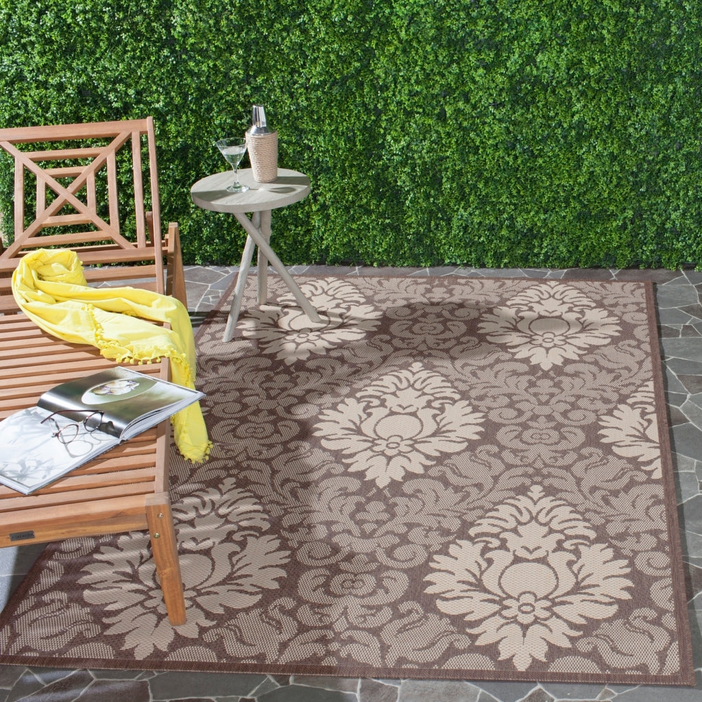 safavieh clearance courtyard cy2714 3409 chocolate rug