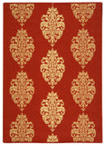 safavieh clearance courtyard cy2720 3707 red rug