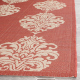 safavieh clearance courtyard cy2720 3707 red rug