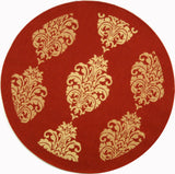 safavieh clearance courtyard cy2720 3707 red rug