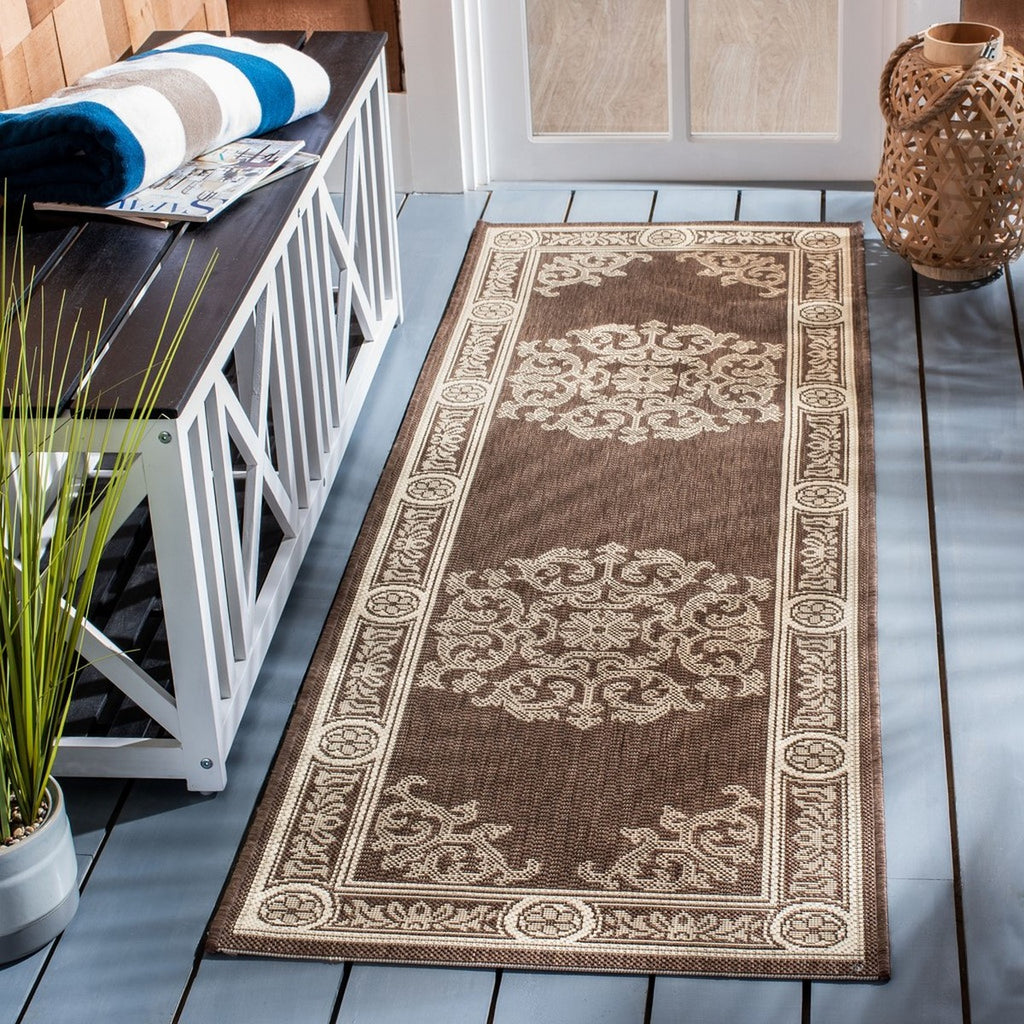 safavieh clearance courtyard cy2914 3409 chocolate rug