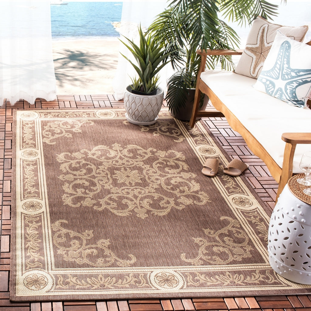 safavieh clearance courtyard cy2914 3409 chocolate rug