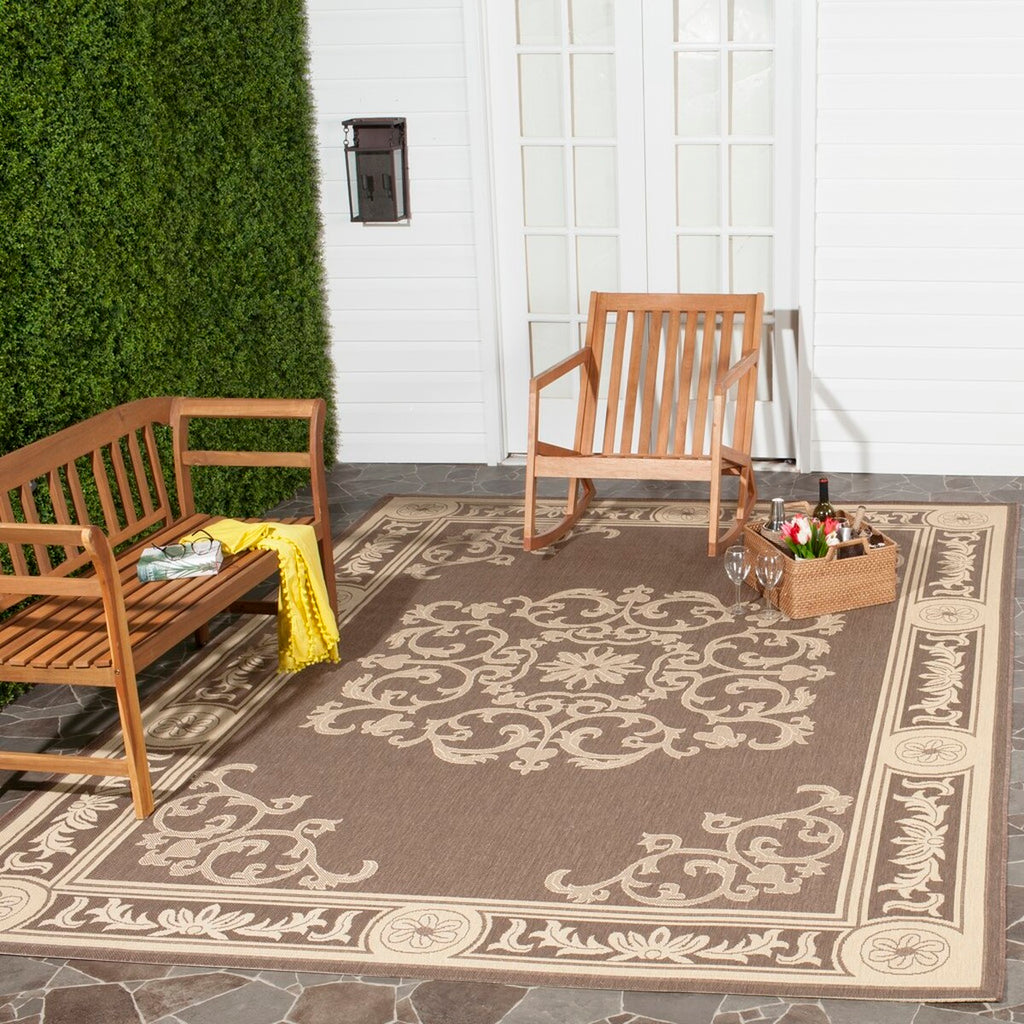 safavieh clearance courtyard cy2914 3409 chocolate rug