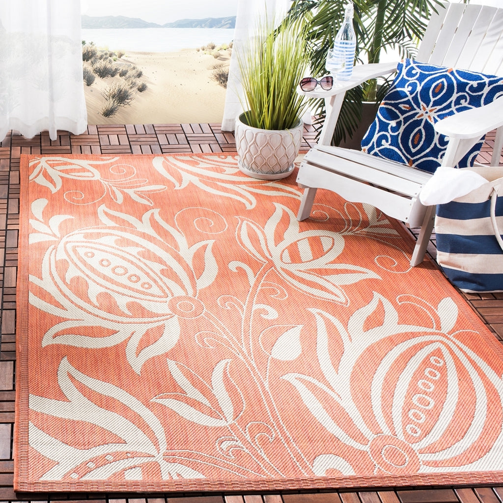 safavieh clearance courtyard cy2961 3202 terracotta rug