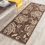 safavieh clearance courtyard cy2961 3409 chocolate rug