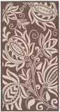 safavieh clearance courtyard cy2961 3409 chocolate rug