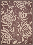 safavieh clearance courtyard cy2961 3409 chocolate rug