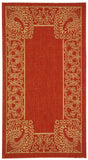 safavieh clearance courtyard cy2965 3707 red rug