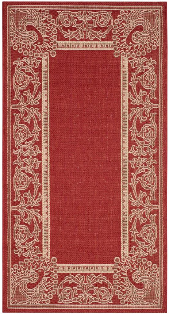 safavieh clearance courtyard cy2965 3707 red rug