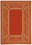 safavieh clearance courtyard cy2965 3707 red rug