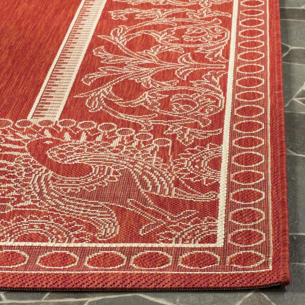 safavieh clearance courtyard cy2965 3707 red rug