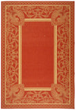 safavieh clearance courtyard cy2965 3707 red rug
