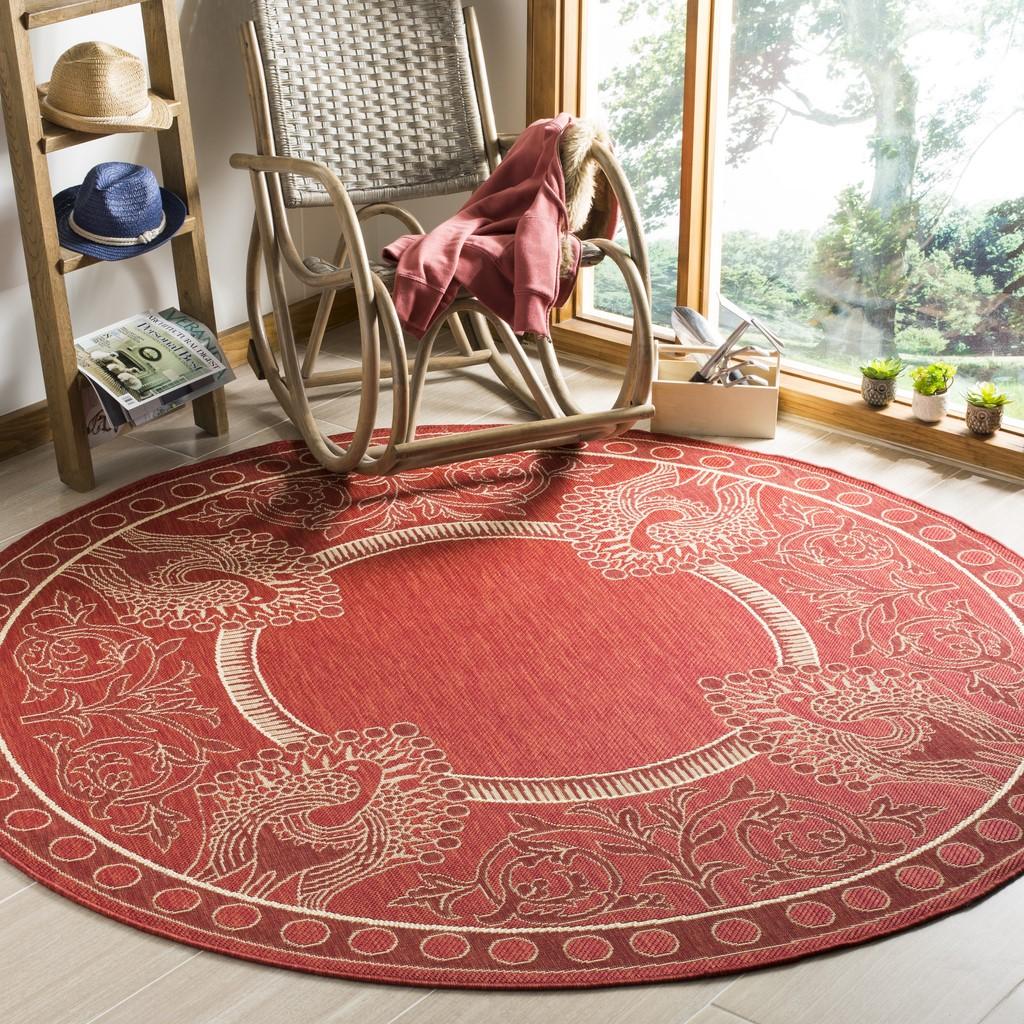 safavieh clearance courtyard cy2965 3707 red rug