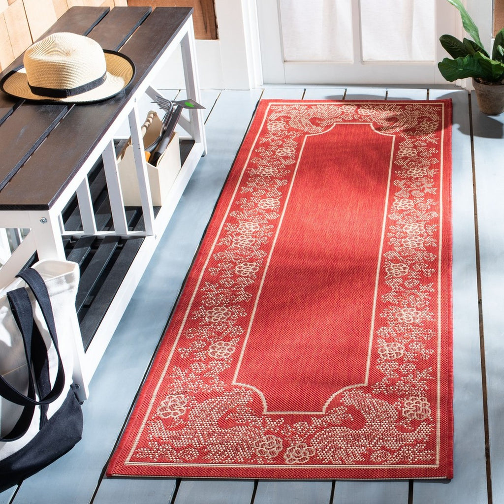 safavieh clearance courtyard cy3305 3707 red rug