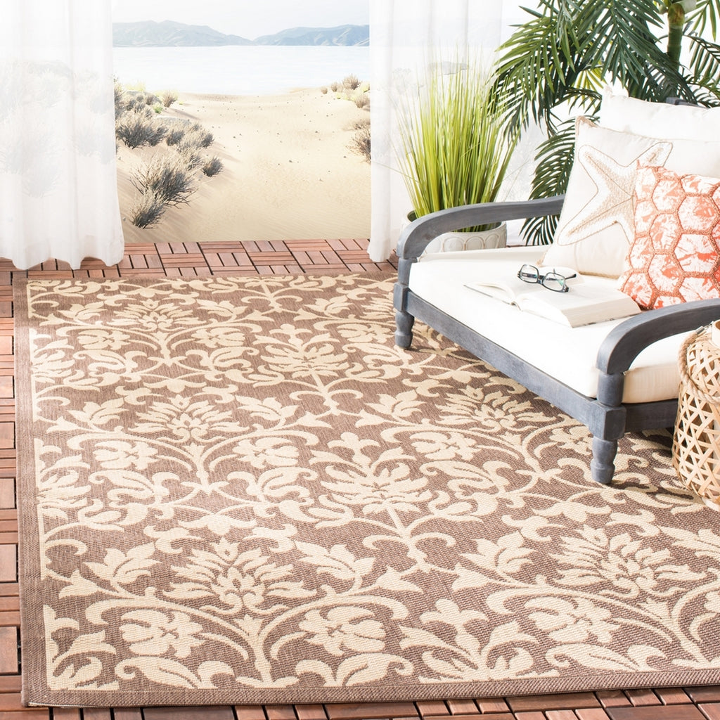 safavieh clearance courtyard cy3416 3409 chocolate rug