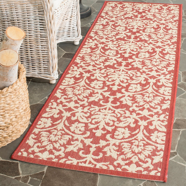 safavieh clearance courtyard cy3416 3707 red rug