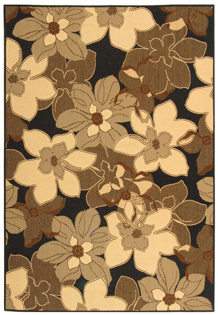 safavieh clearance courtyard cy4022d black natural rug