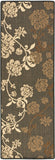 safavieh clearance courtyard cy4027d black natural rug